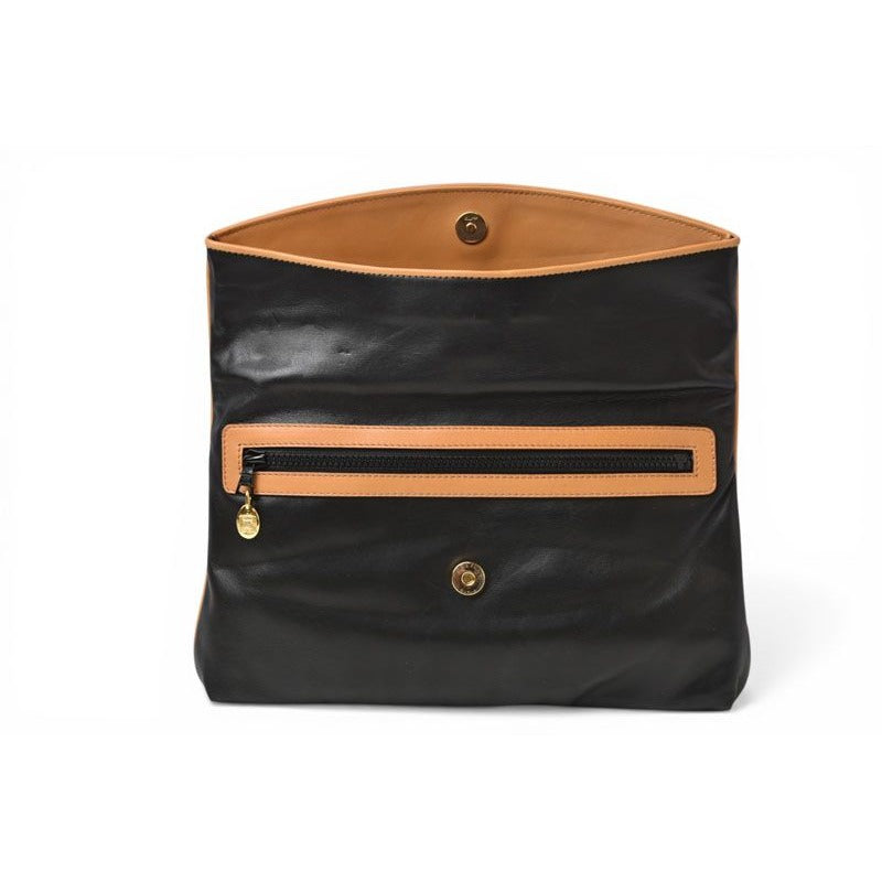 Celine Clutch Pouch Vintage Triomphe Black — view 6