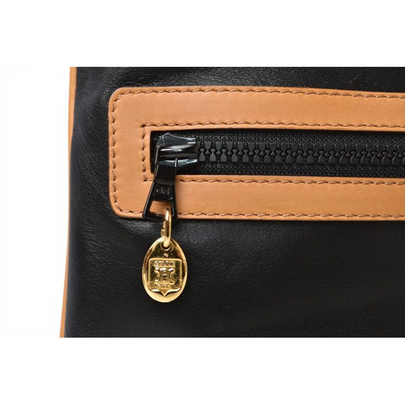 Celine Clutch Pouch Vintage Triomphe Black — view 7