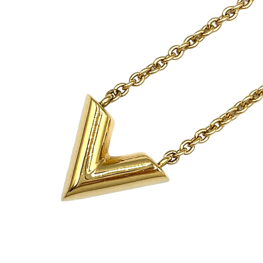 Louis Vuitton Essential Gold Plated Necklace