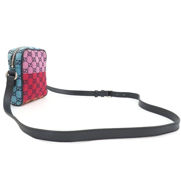 Gucci Shoulder Bag GG Mini Canvas Multicolor Silver Hardware — view 2