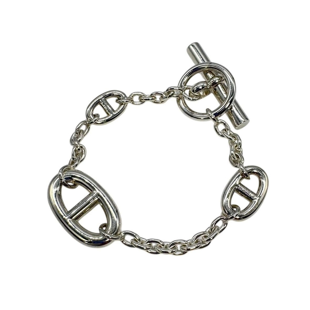 Hermes Bracelet Chaine D'ancre Farandole Silver