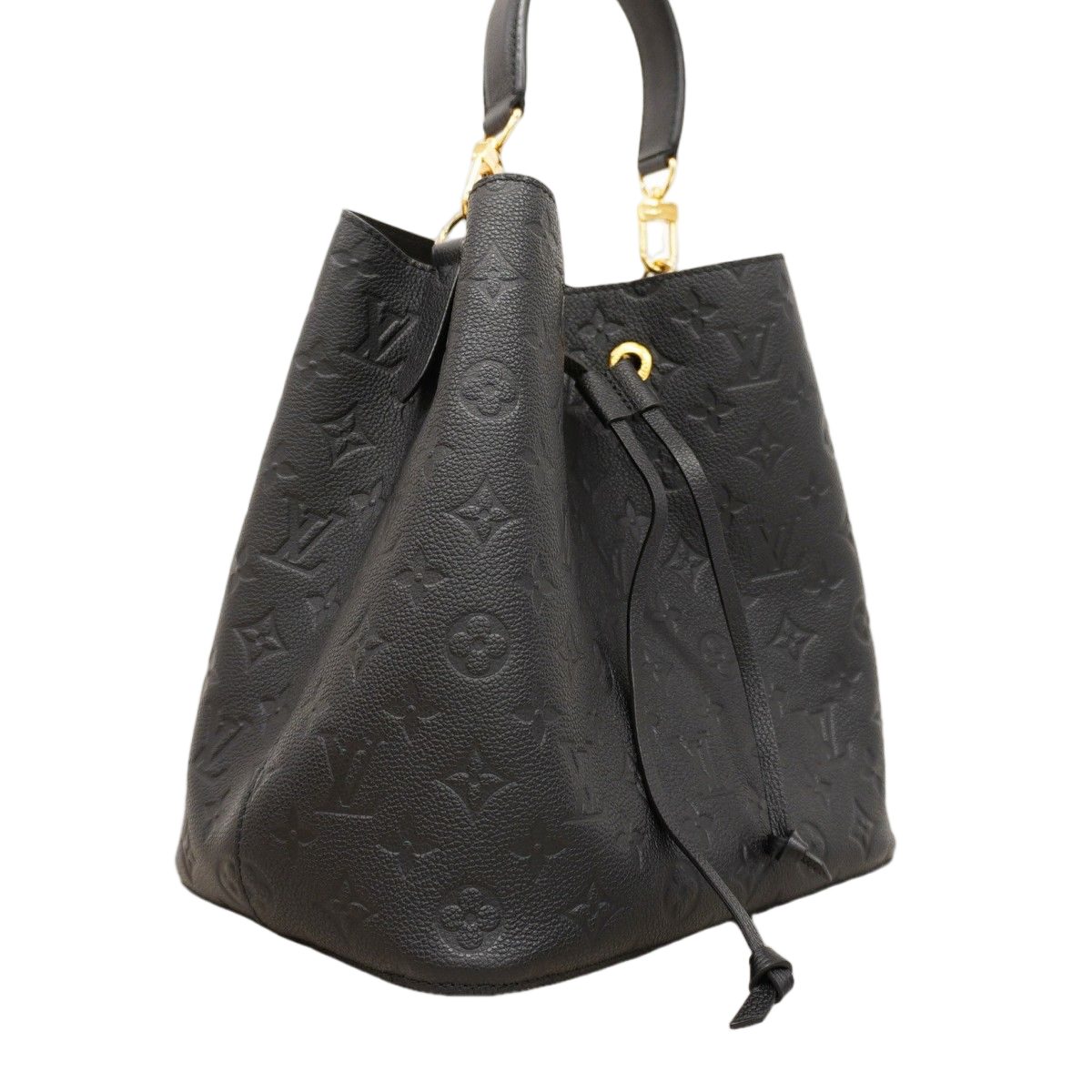 Louis Vuitton Handbag Monogram Empreinte Neo Noe MM Black 2-Way — view 2