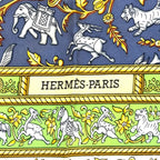 Hermes Carre 90 Chasse en Inde Indian Hunting Silk Multicolor Scarf — view 2