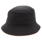 Hermes Logo Embroidery Bucket Hat 99% Nylon 1% Polyurethane 100% Cashmere