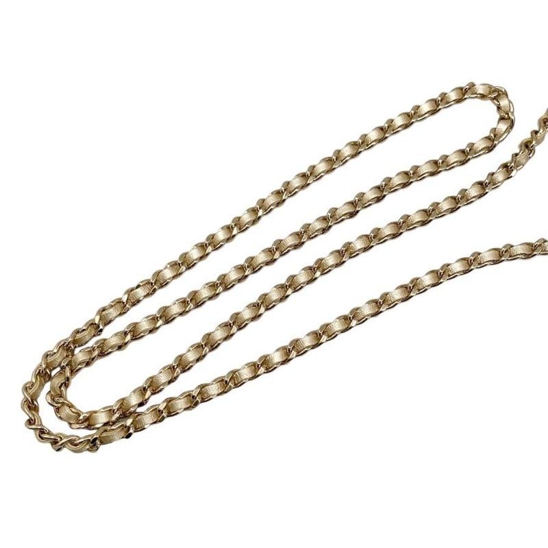 Chanel Shoulder Bag Heart Chain Ap2784 Quilted Lambskin Metallic — view 8