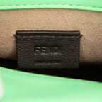 Fendi Sunshine Shopper Small Shoulder Bag 2-Way 8 Bs051 Green Brown — view 5