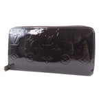 Louis Vuitton Zippy Wallet Round Zipper Monogram Vernis Amarante Wine — view 2