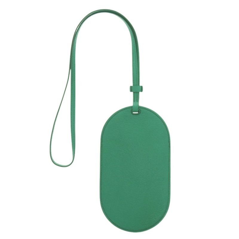 Hermes In The Loop Togo PM Vaux Epson Vert Jade Engraved D Green 0282 — view 3