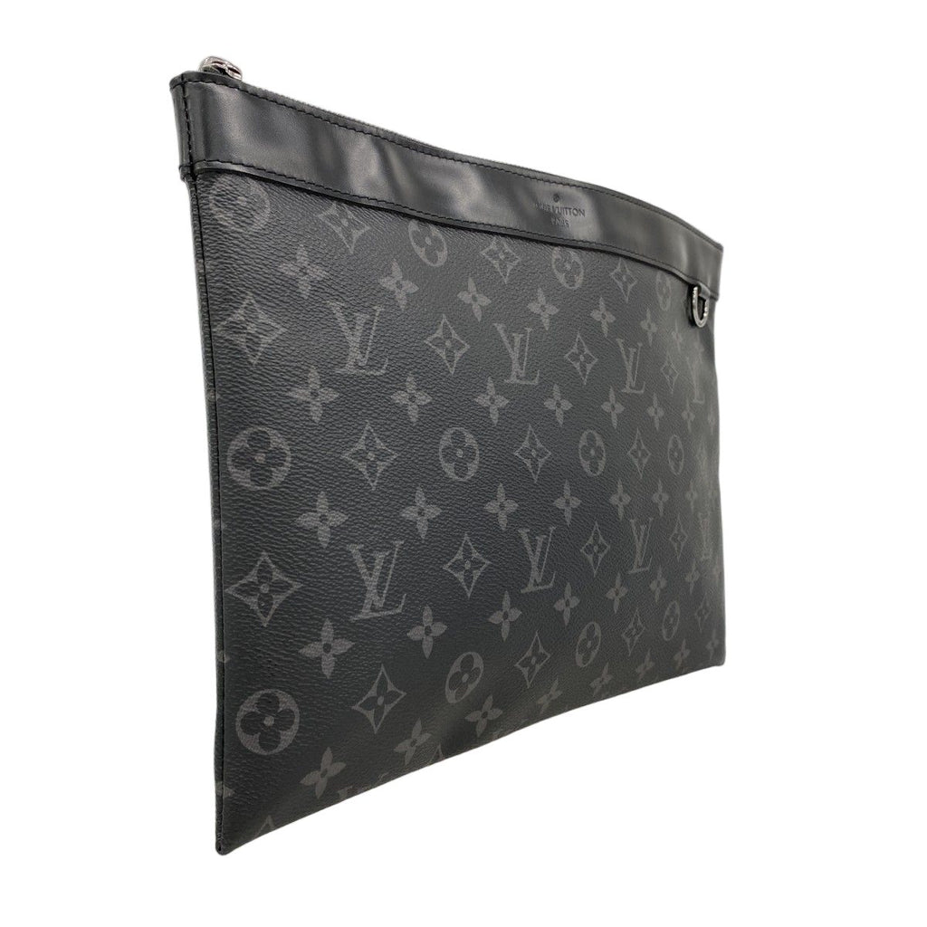 Louis Vuitton Clutch Monogram Eclipse Pochette Discovery Black — view 2