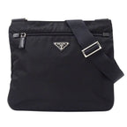 Prada Bag Shoulder Nylon Black Va0563 Crossbody