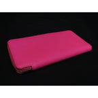 Celine Leather Round Zipper Long Wallet Billfold Coin Purse Card Holder Pink — view 2