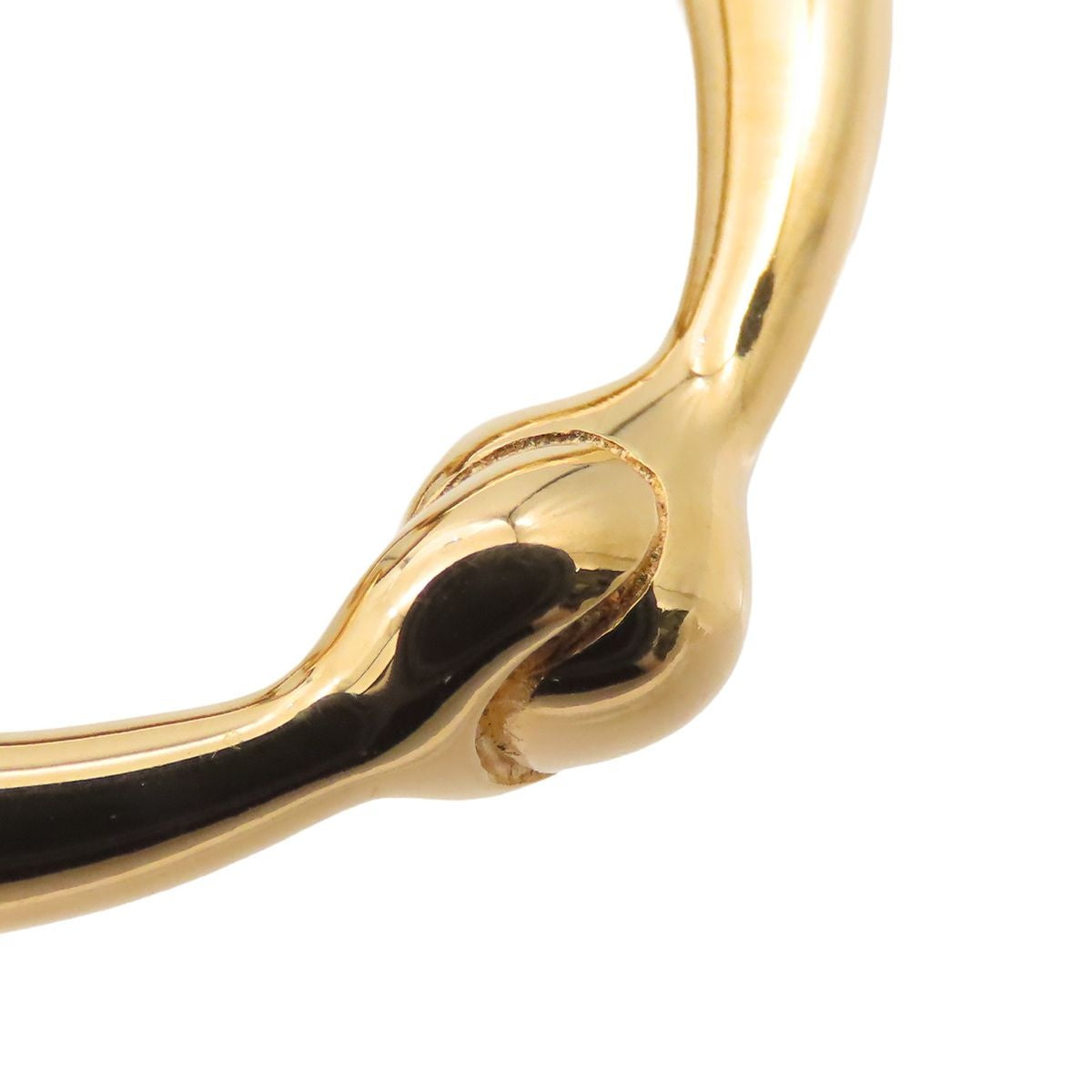 Hermes Gold Metal Scarf Ring — view 7