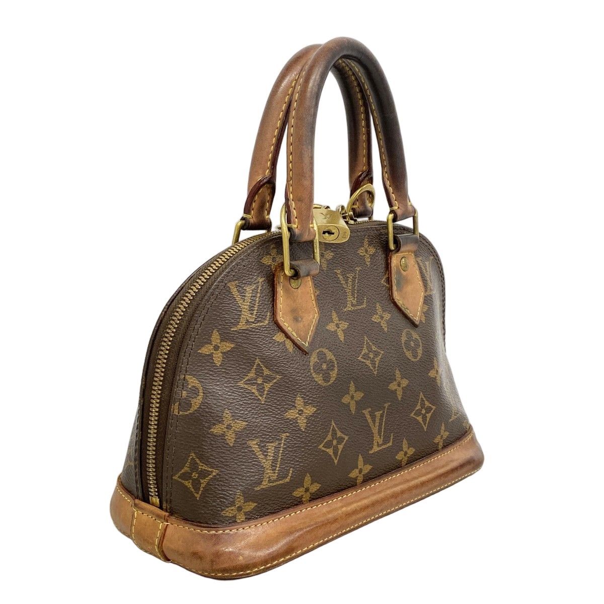 Louis Vuitton Handbag Monogram Alma BB Brown — view 2