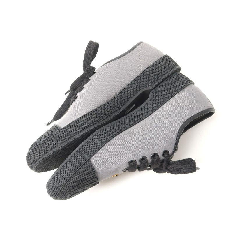 Prada Sneakers Size 5 1 2 low Cut Rubber Wappen Leather Shoes — view 5
