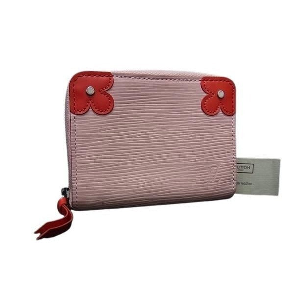 Louis Vuitton Coin Case Zippy Purse Rose Ballerine Epi