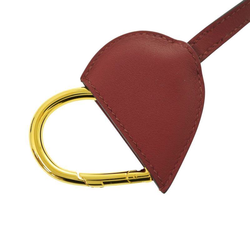 Hermes Eau Coeur Du Faubourg Swift Rouge Grenat Necklace Key Holder 1623 — view 6