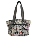 Chanel Shoulder Bag Logo CC All Over Pattern Leather Canvas Multicolor