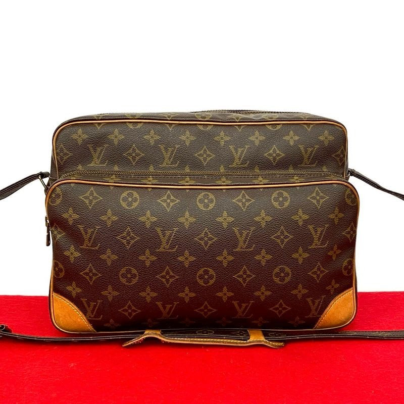 Louis Vuitton Vintage Nile Monogram Leather Shoulder Bag — view 2