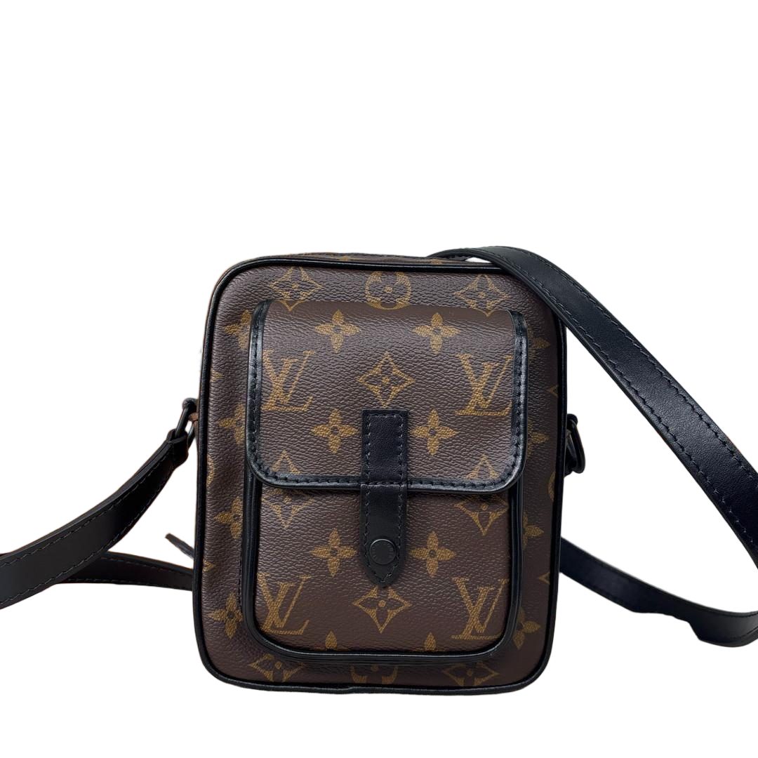 Louis Vuitton Monogram Macassar Christopher Shoulder