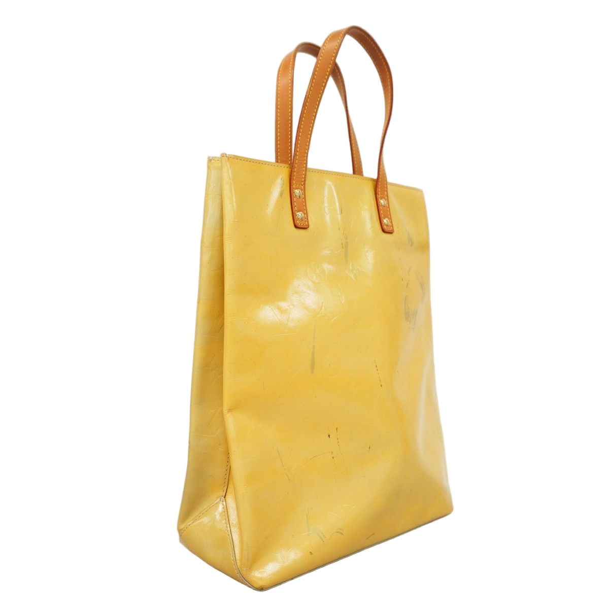 Louis Vuitton Tote Vernis Reed MM Gray — view 2