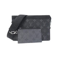 Louis Vuitton Monogram Eclipse Reverse Gaston Wearable Wallet Shoulder Bag