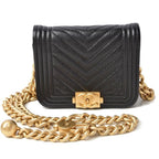 Chanel Belt Bag Coin Case Chain Pouch Boy