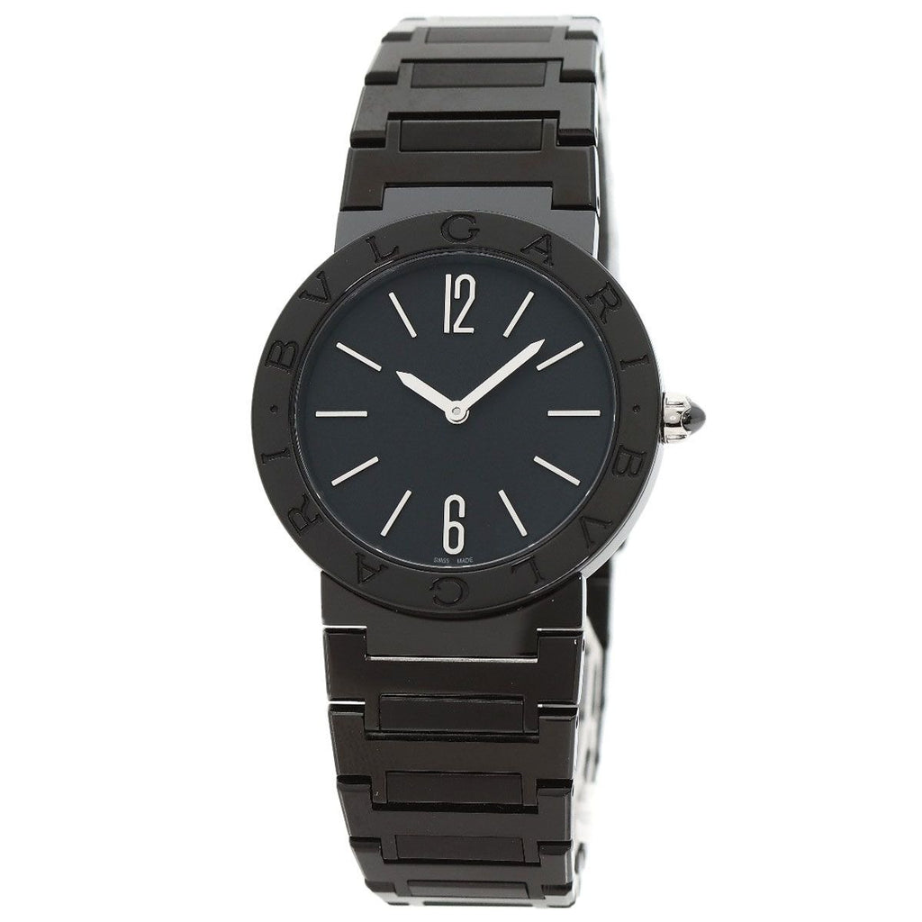Bvlgari Black Diamond Carbon Watch SS Dlc Boys