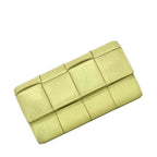 Bottega Veneta Bifold Long Wallet Light Yellow Cassette