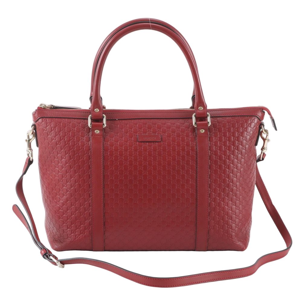 Gucci Micro Guccissima Leather 2-Way Shoulder Bag Crossbody Hand Tote