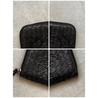 Bottega Veneta Intrecciato Round Zipper Long Wallet Embossed Leather — view 3