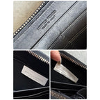 Bottega Veneta Intrecciato Round Zipper Long Wallet Embossed Leather — view 4
