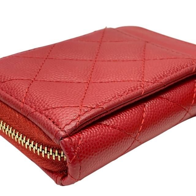 Chanel Quilted Timeless Classic Caviar Leather Card Case Coin Coco Mark — view 4