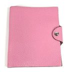 Hermes Notebook Cover Ulysse PM Taurillon Clemence Pink — view 2