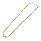 Christian Dior GP Rhinestone CD Logo Necklace Gold — view 5
