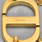 Dior Petit CD Brooch When Worn 5.5 cm Crystal Resin Pearl Gold — view 7