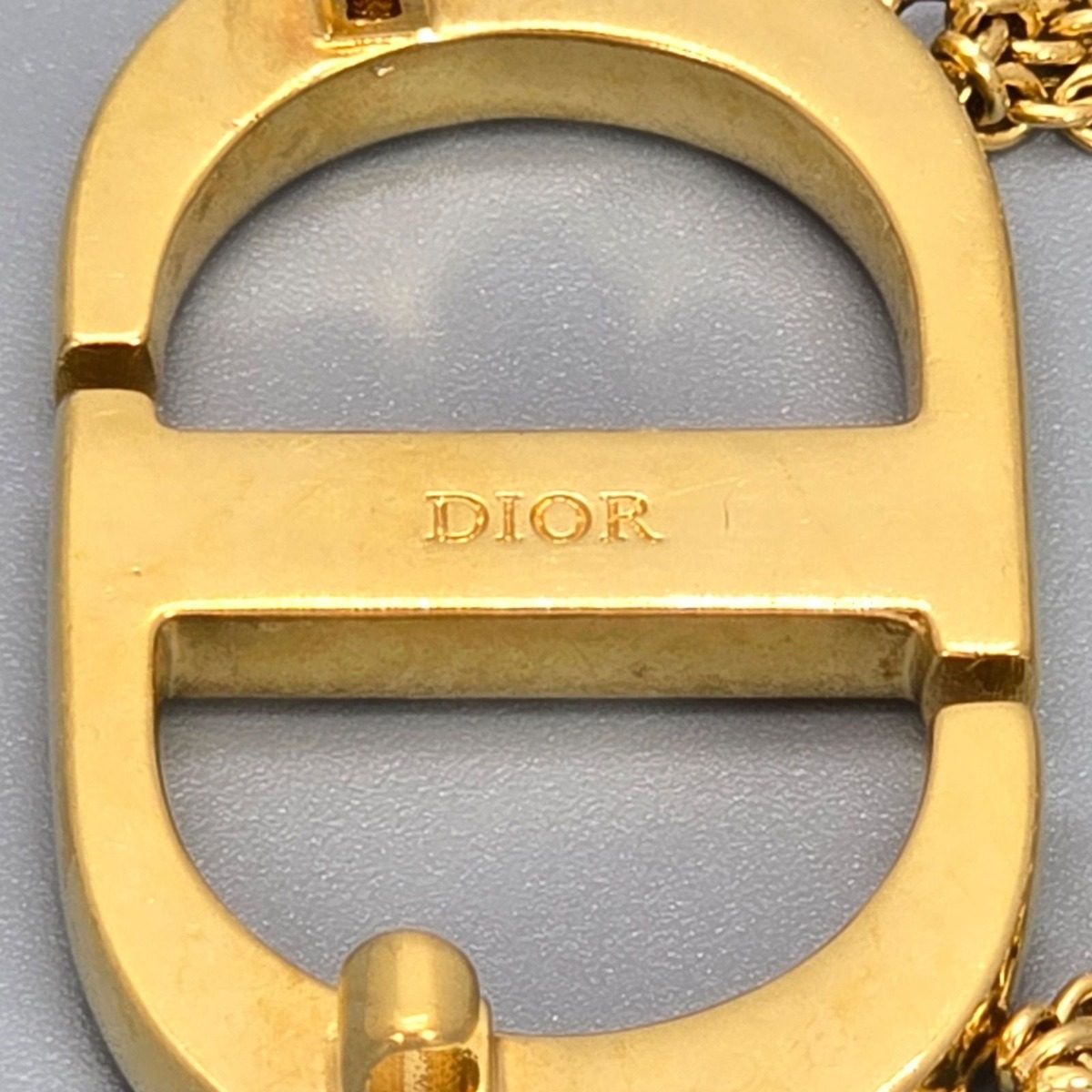 Dior Petit CD Brooch When Worn 5.5 cm Crystal Resin Pearl Gold — view 7