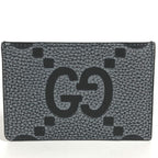 Gucci Card Case Aaece Logo Maxi GG Gray