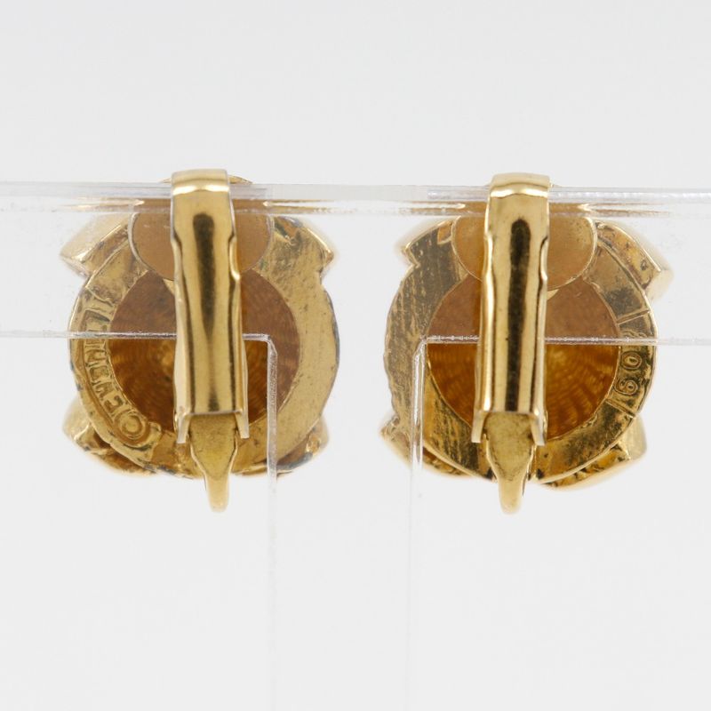 Chanel Coco Mark Vintage Gold Plated 11.2 g Earrings — view 4