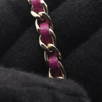 Chanel Shoulder Bag Quilted Chain Phone Case Wallet Purple Leather — view 9