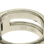 Hermes Medor Ring No 9 Moonstone Diamond Silver 925 51 10.6 g Accessories — view 4