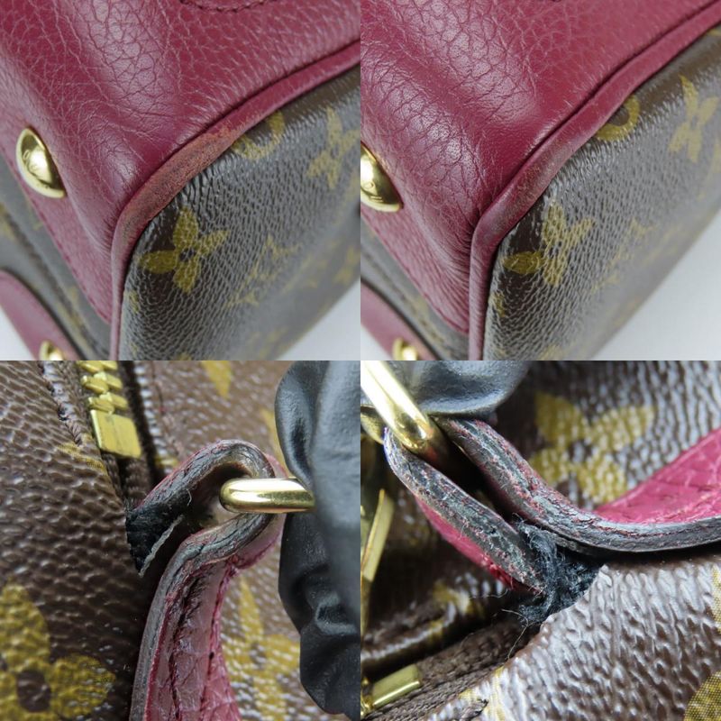 Louis Vuitton Handbag Retiro Monogram Leather Brown Aurore Gold Hardware — view 2