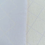 Chanel Coco Mark Quilted Design With Fringe Wool Large Shawl Gray — view 6