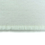 Chanel Coco Mark Quilted Design With Fringe Wool Large Shawl Gray — view 9
