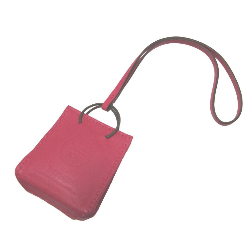 Hermes Sac Orange Any Milo Rose Mexico Key Holder Bag
