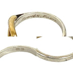 Hermes Chaine D'ancre Ring Vintage 18K Gold Silver X — view 2