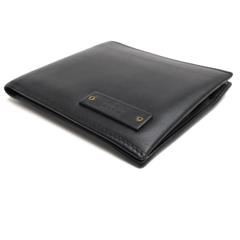 Gucci Wallet Men Leather Black 90690 1502 with Coin Purse Bifold — view 3