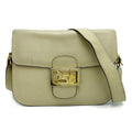 Celine Shoulder Horse Carriage Ivory Bag
