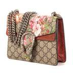 Gucci Blooms Dionysus Beige Burgundy Supreme Canvas Shoulder Bag — view 2