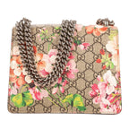 Gucci Blooms Dionysus Beige Burgundy Supreme Canvas Shoulder Bag — view 5