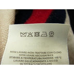 Gucci Muffler Sherry Line Ivory 100% Wool GG Pattern Scarf — view 2